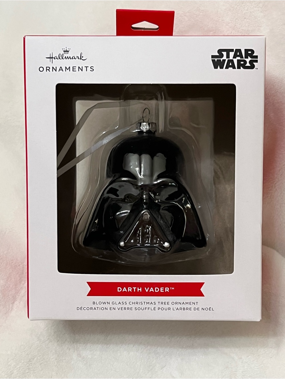 Hallmark Star Wars Darth Vader Blown Glass Christmas Ornament NIB
